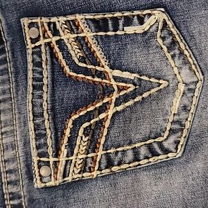 NWT Vigoss Heritage Fit Slim Boot Jeans in Blue